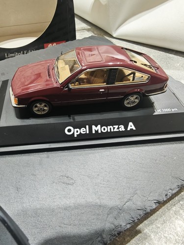 Schuco opel monza royalrot - opel,