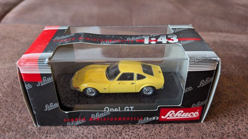 Schuco opel gelb 02313 43 - opel,